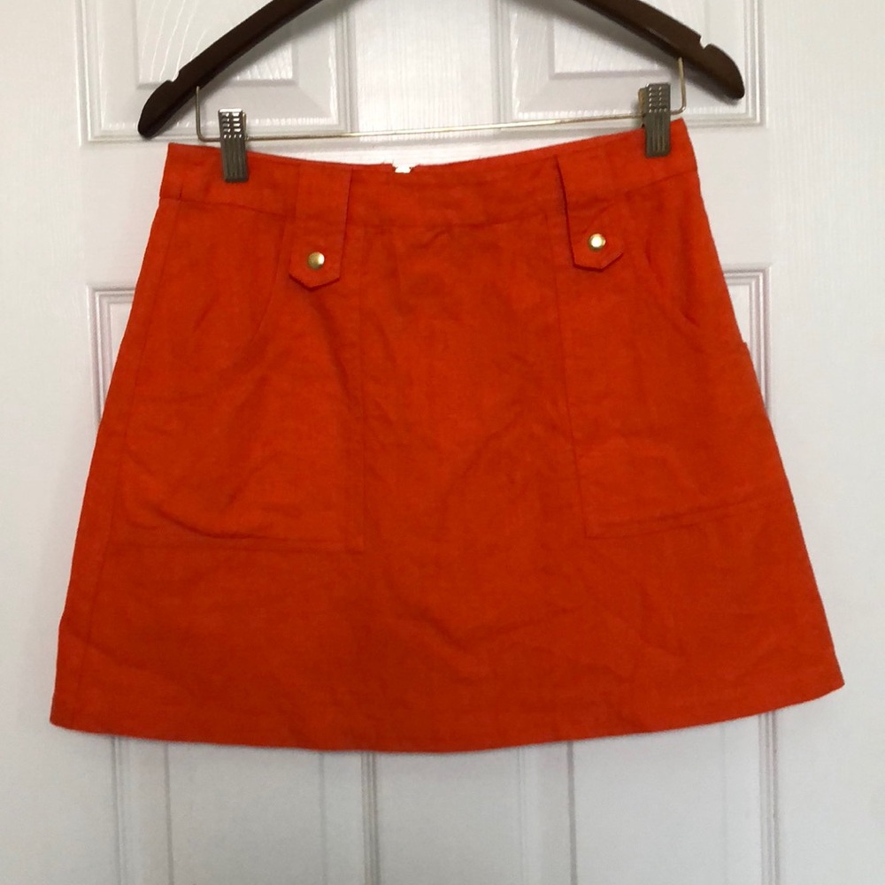 Orange TopShop skirt